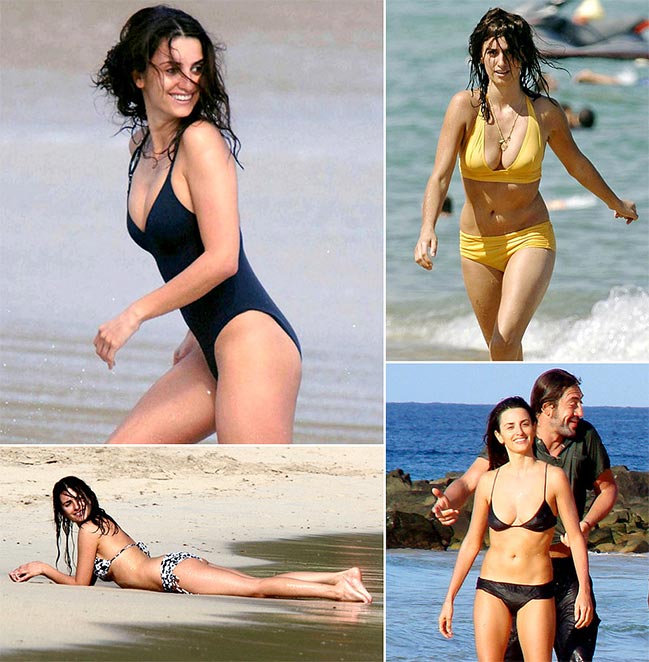 Pen Lope Cruz Is See The Hottest Moments Of Her On The Beach And